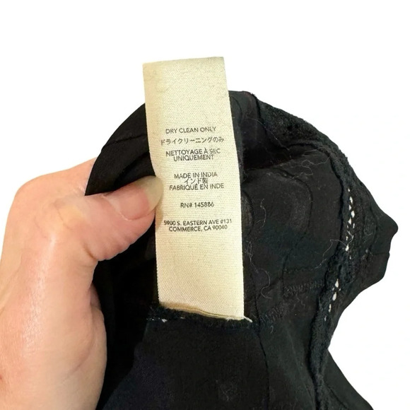 THE GREAT. The Portrait Tulle-Trimmed Flocked Cotton-Blend Voile Smocked Blouse - Picture 15 of 16